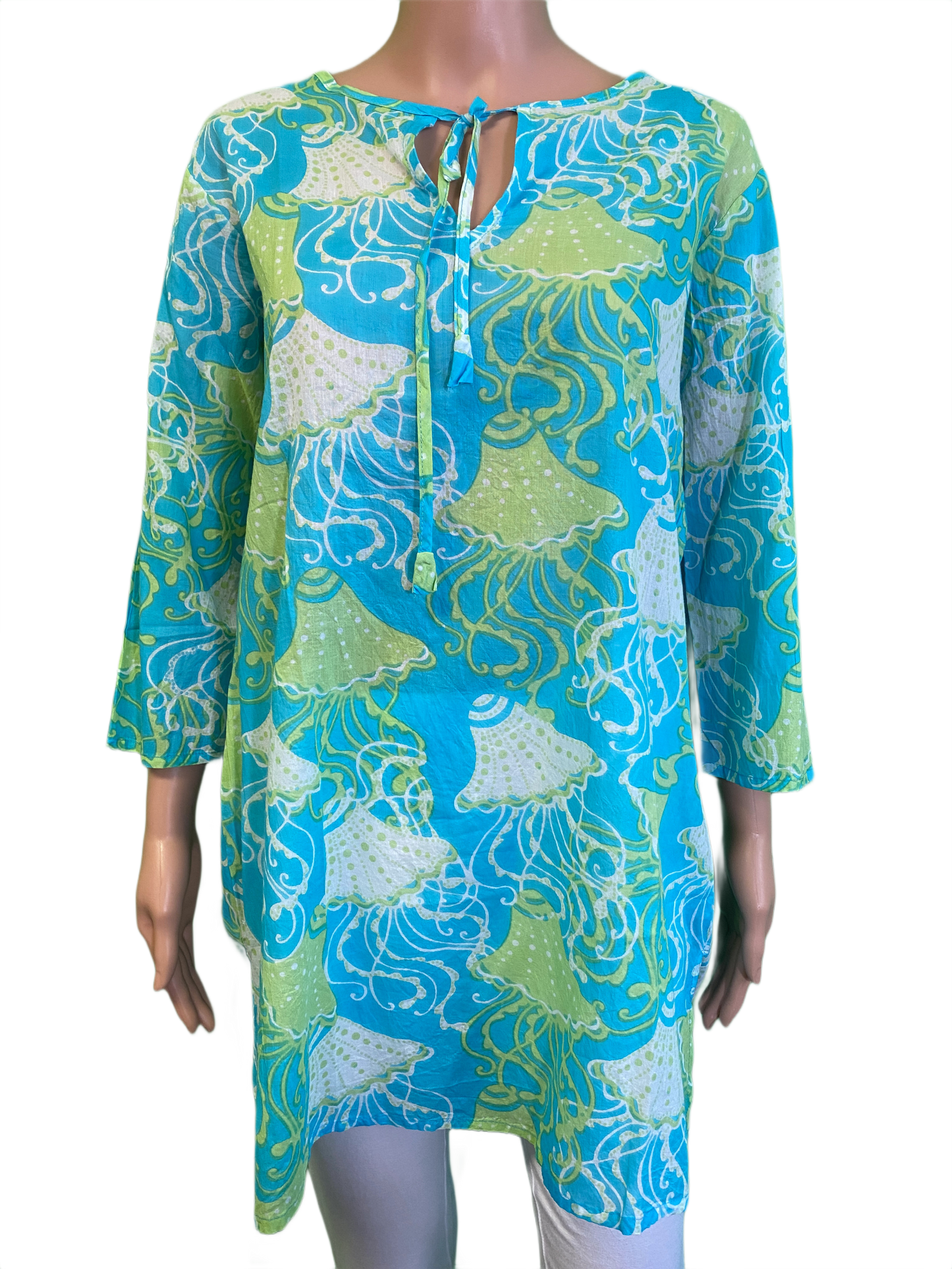 * Frilly Fish Tunic - West Indies Top