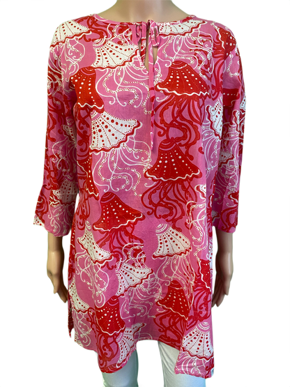 * Frilly Fish Tunic - West Indies Top
