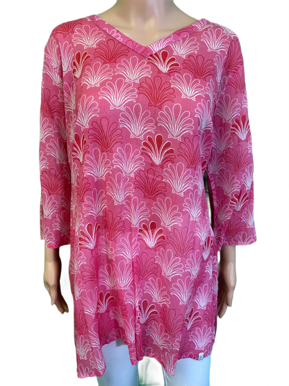 * Deco Shell Tunic - West Indies Top