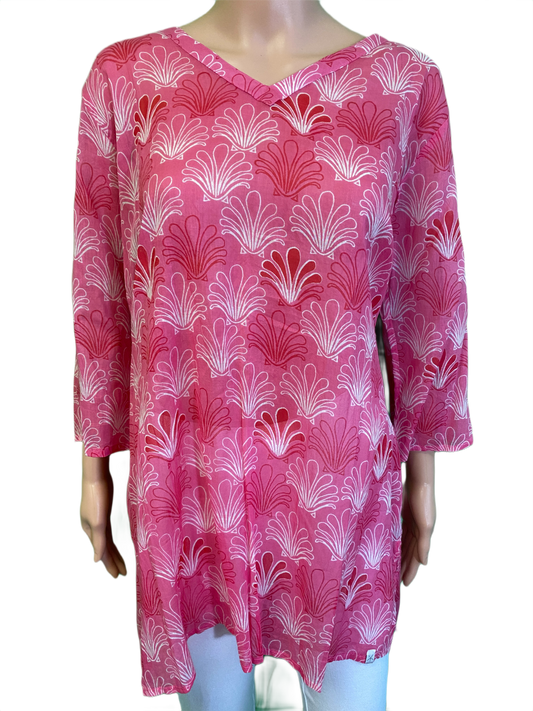 * Deco Shell Tunic - West Indies Top