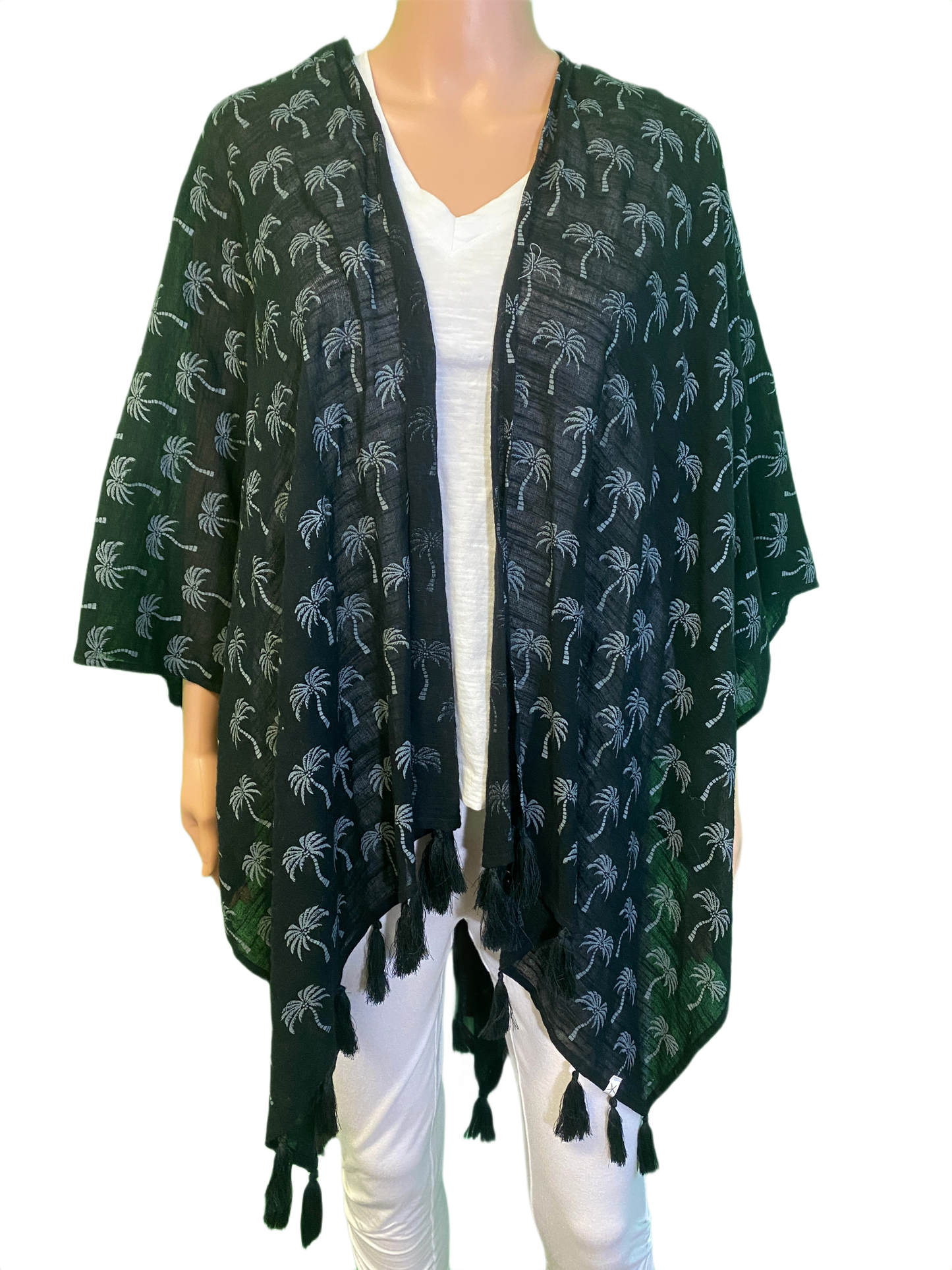 * Palm Tree Kimono - West Indies Top