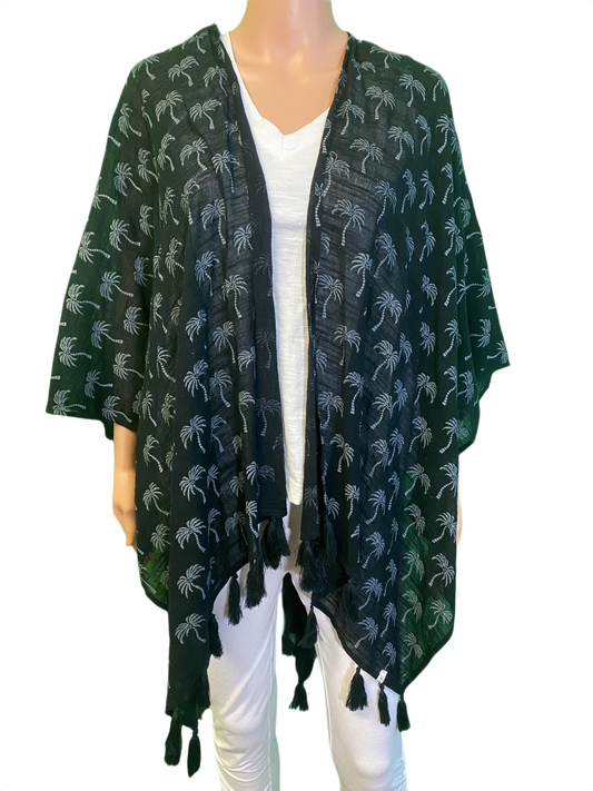 * Palm Tree Kimono - West Indies Top
