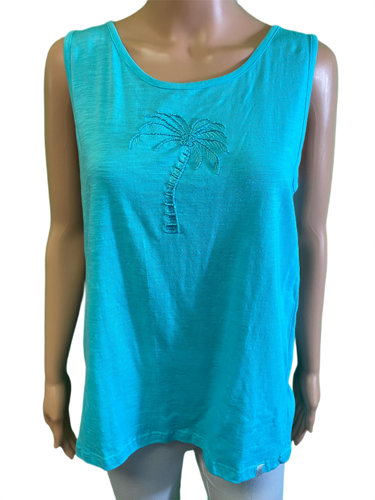 * Palm Tree Beaded - West Indies Tank