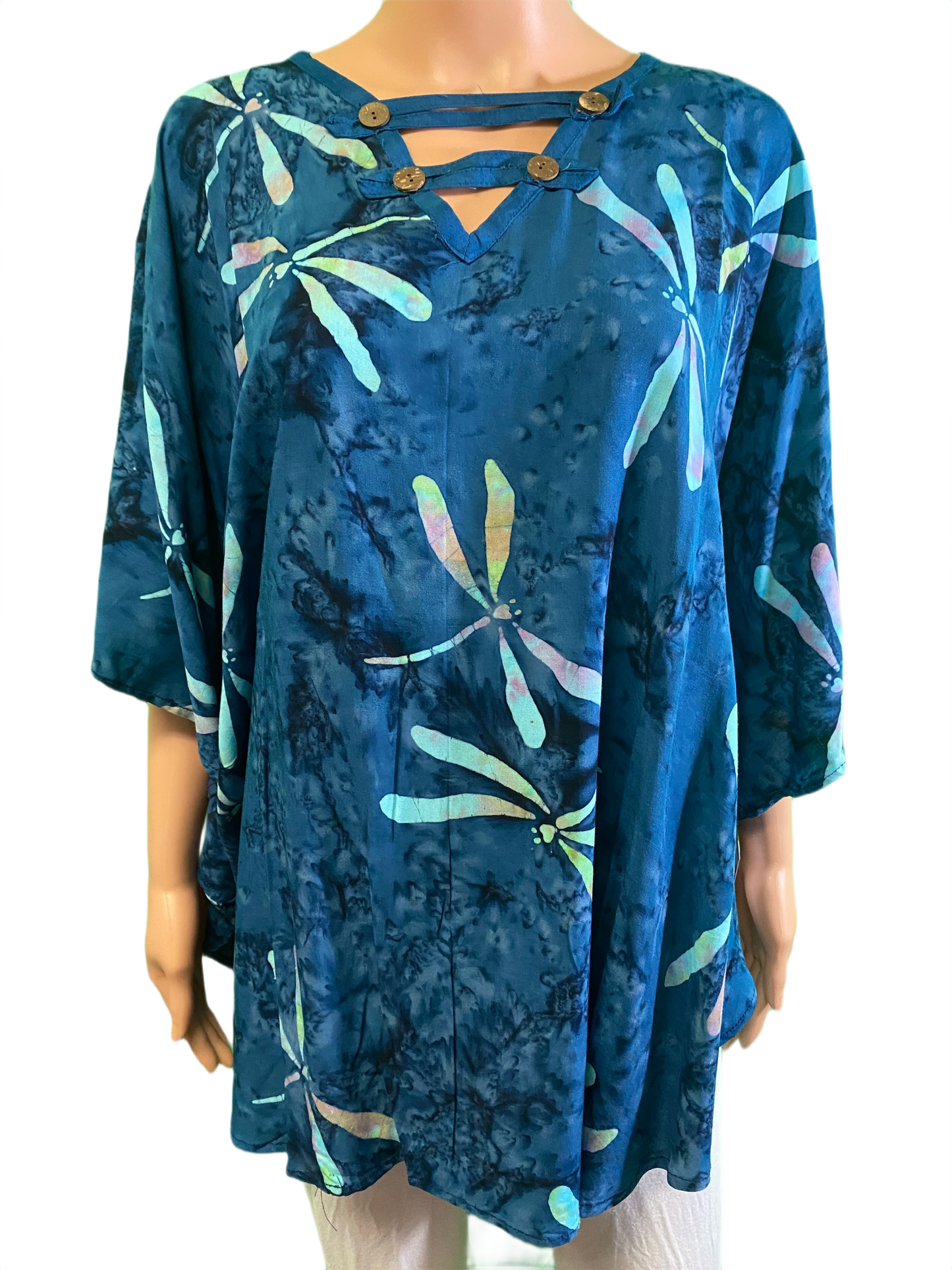 * Dragonfly 4-Button Straps - Hand Kreation Top