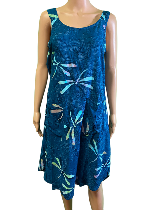 * Dragonfly Tank Pocket - Hand Kreation Dress