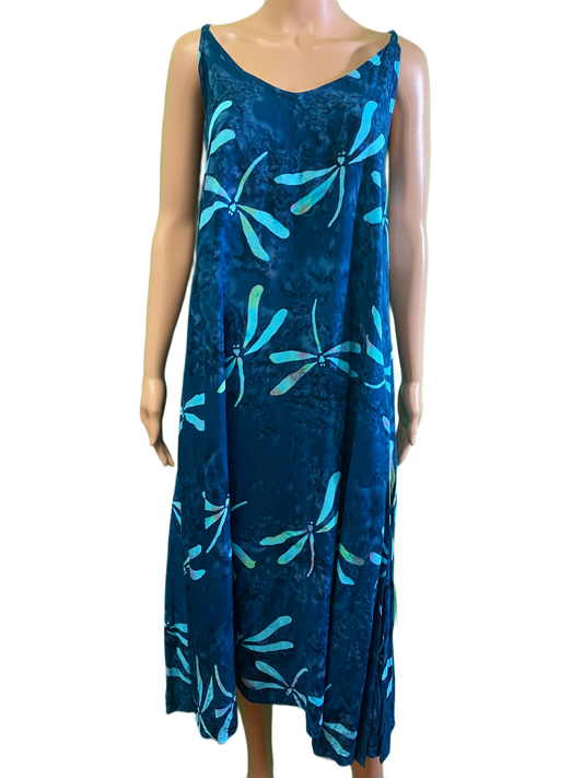 * Dragonfly Spaghetti Strap - Hand Kreation Dress