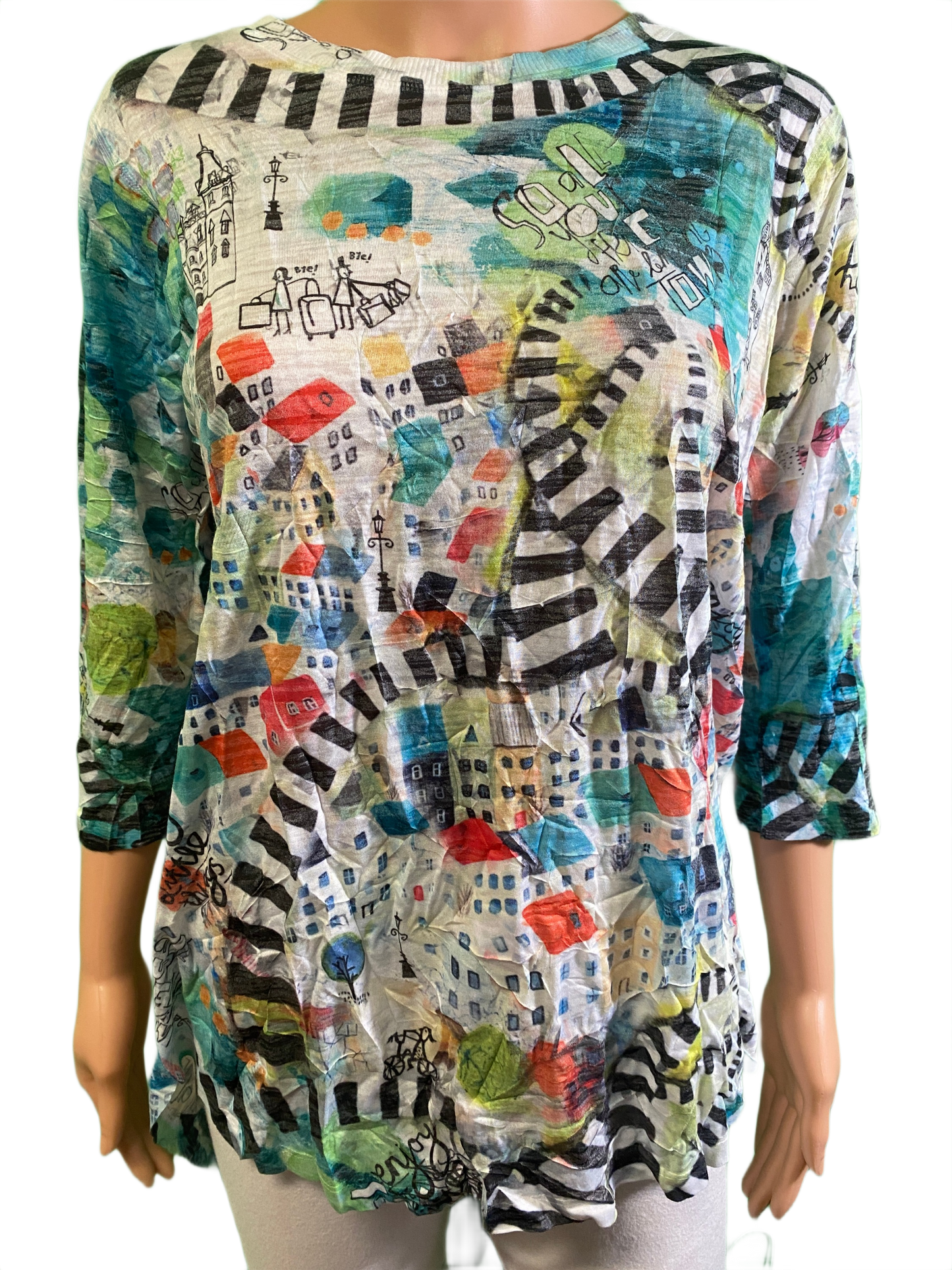 * Sunday Stroll Crinkle - Inoah Top