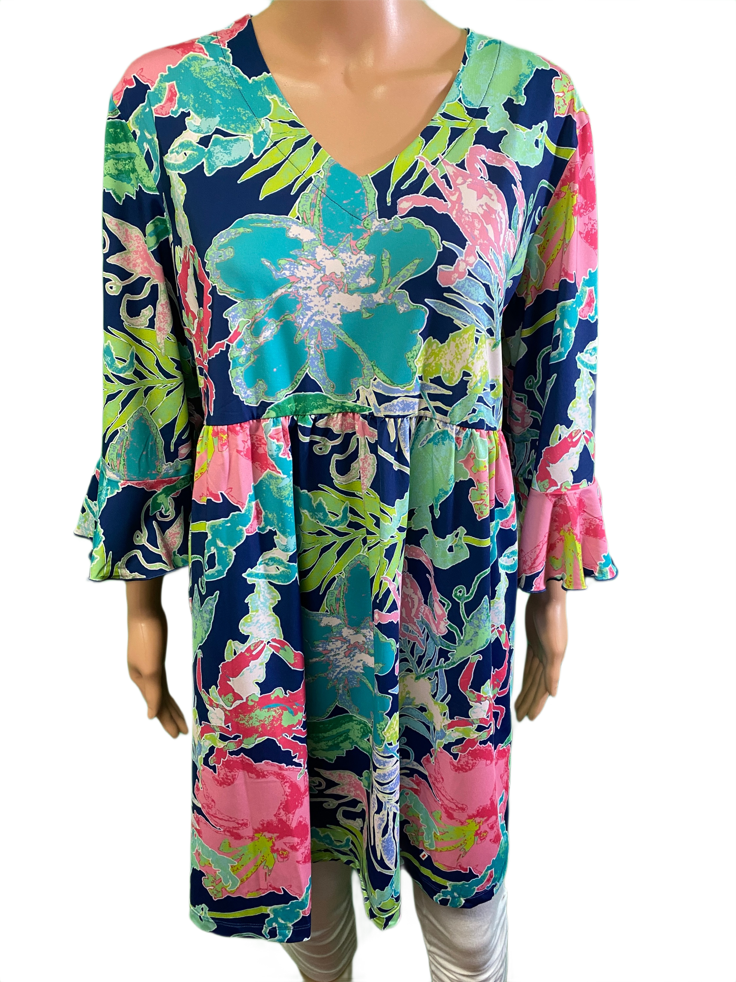 * Crabby Sage Baby Doll - Ana Clare Dress