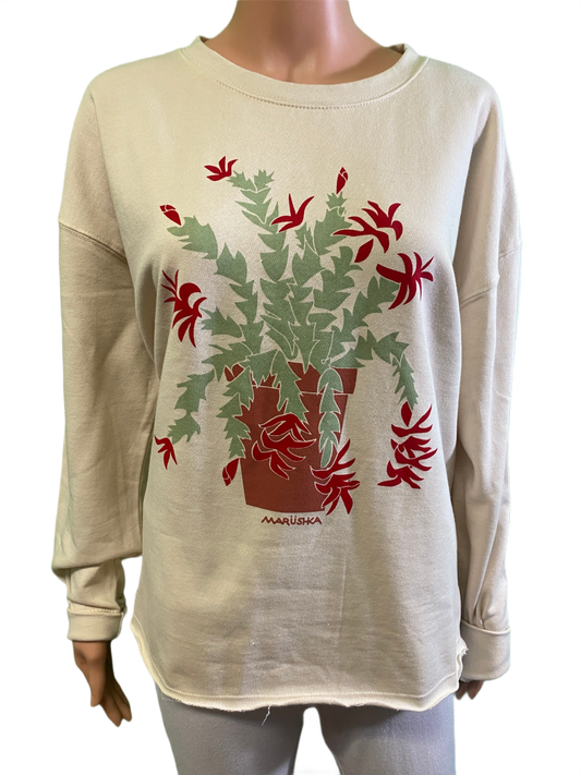 * Christmas Cactus - Marushka Sweatshirt
