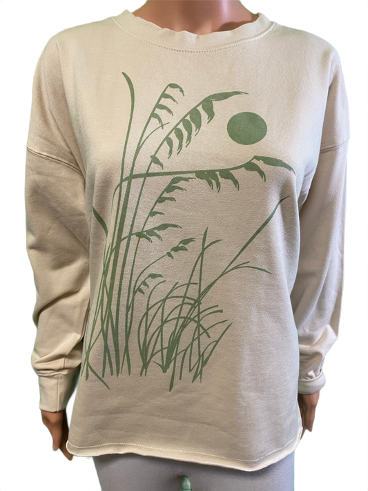 * Beachy Sea Grass - Marushka Sweatshirt