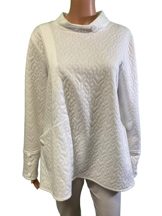 * Quilted Pull-Over - Pure Essence Top