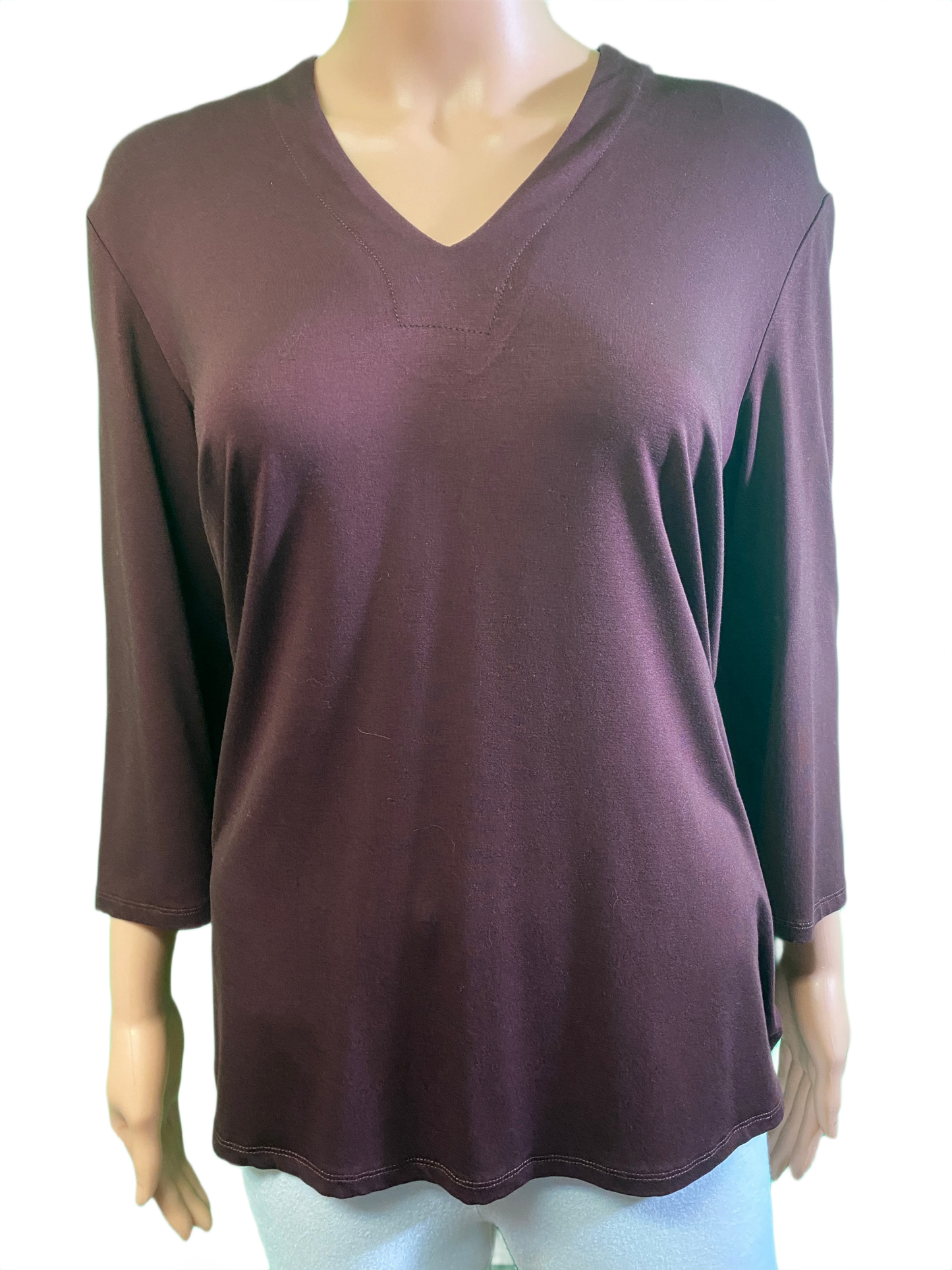 * Bamboo V-Neck - Pure Essence Top