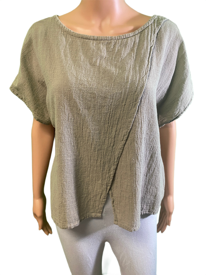 * Olga Short Sleeve - Oh My Gauze! Top