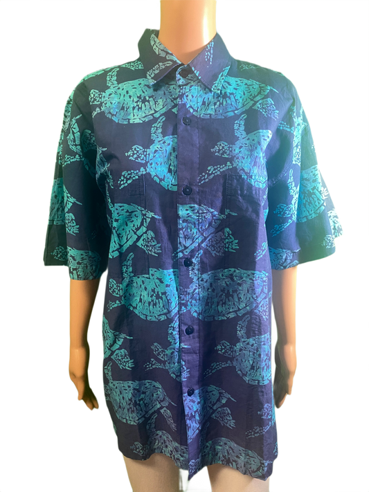 * Button Up Turtle - Rum Reggae Top