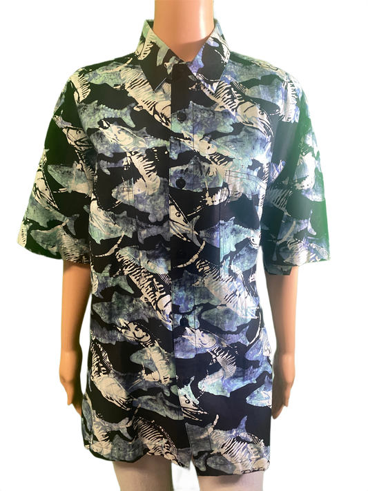 * Button Up Fish - Rum Reggae Top