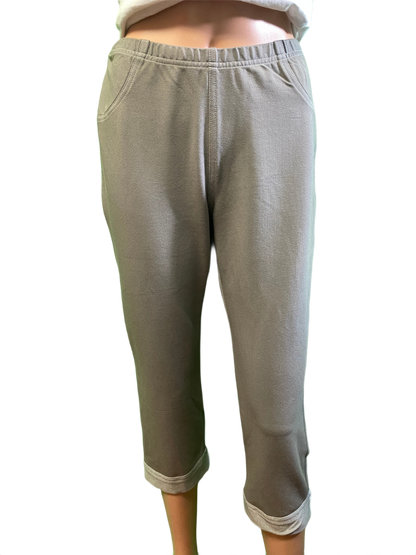 * Stretch Denim Roll-Up - Sun Moda Capri