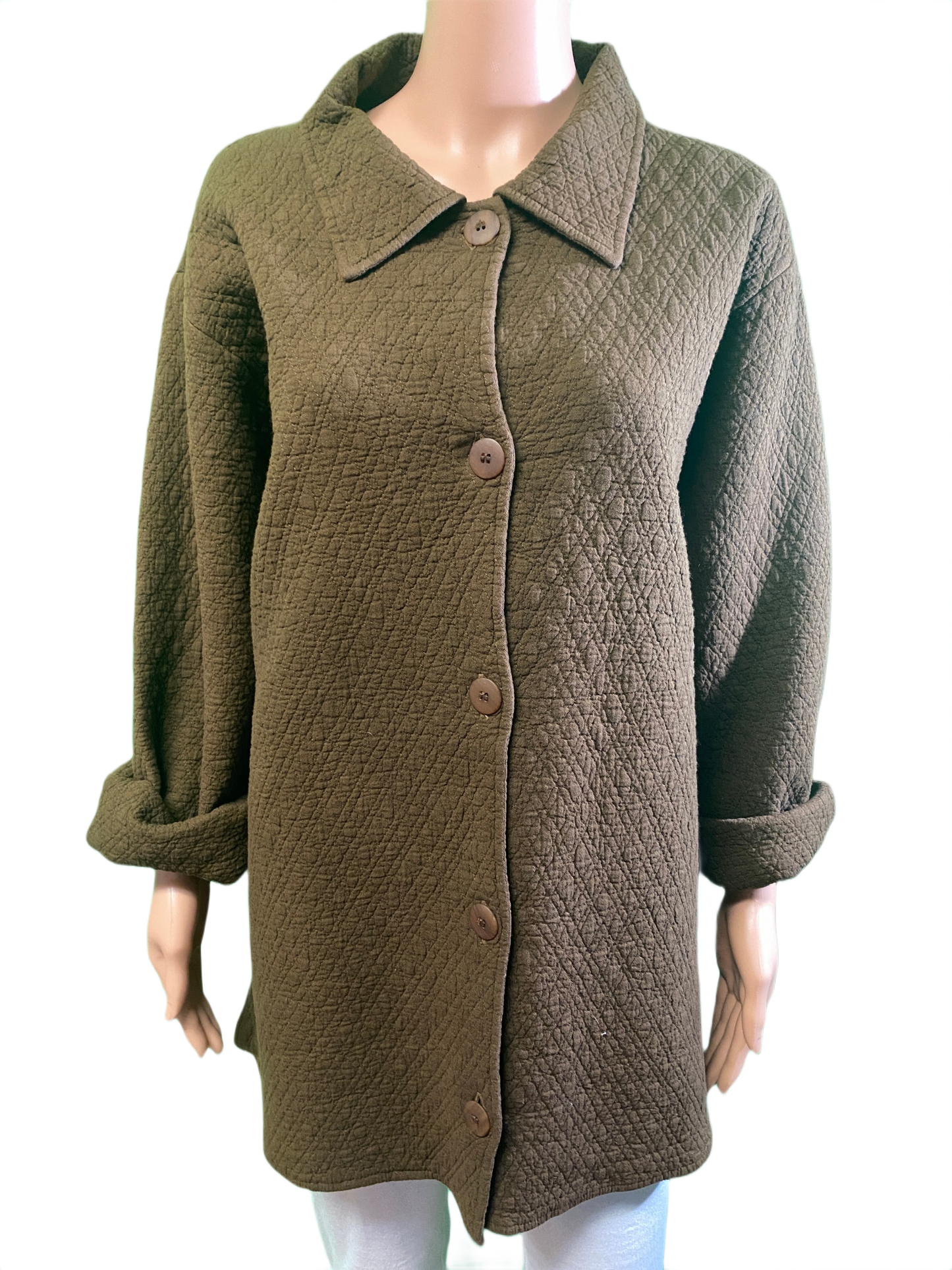 * Button-Up Quilted - Maya Jones Top