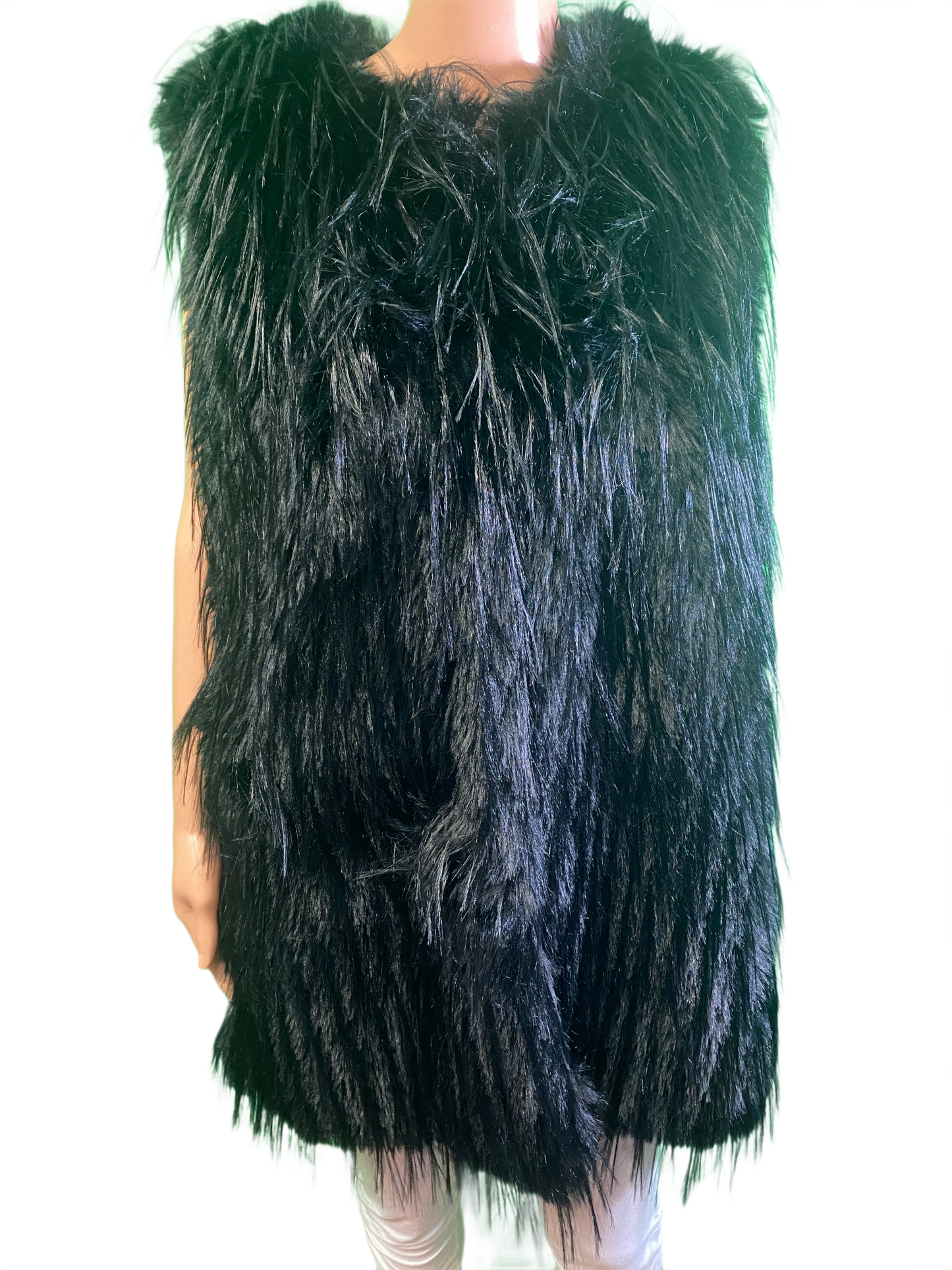* Fringe Fur Pocket - Designer House Sweater