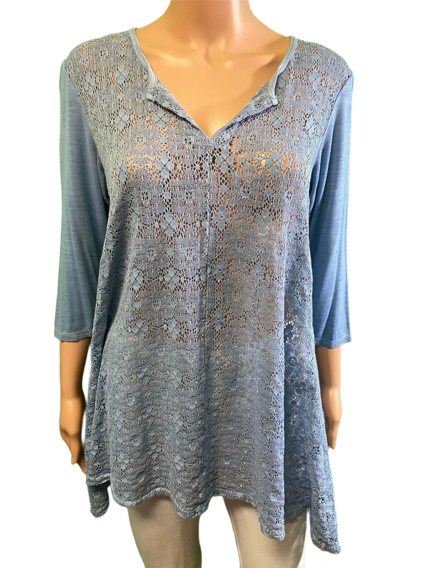 * Knit w/ Full Sleeve - Sea Breeze Top
