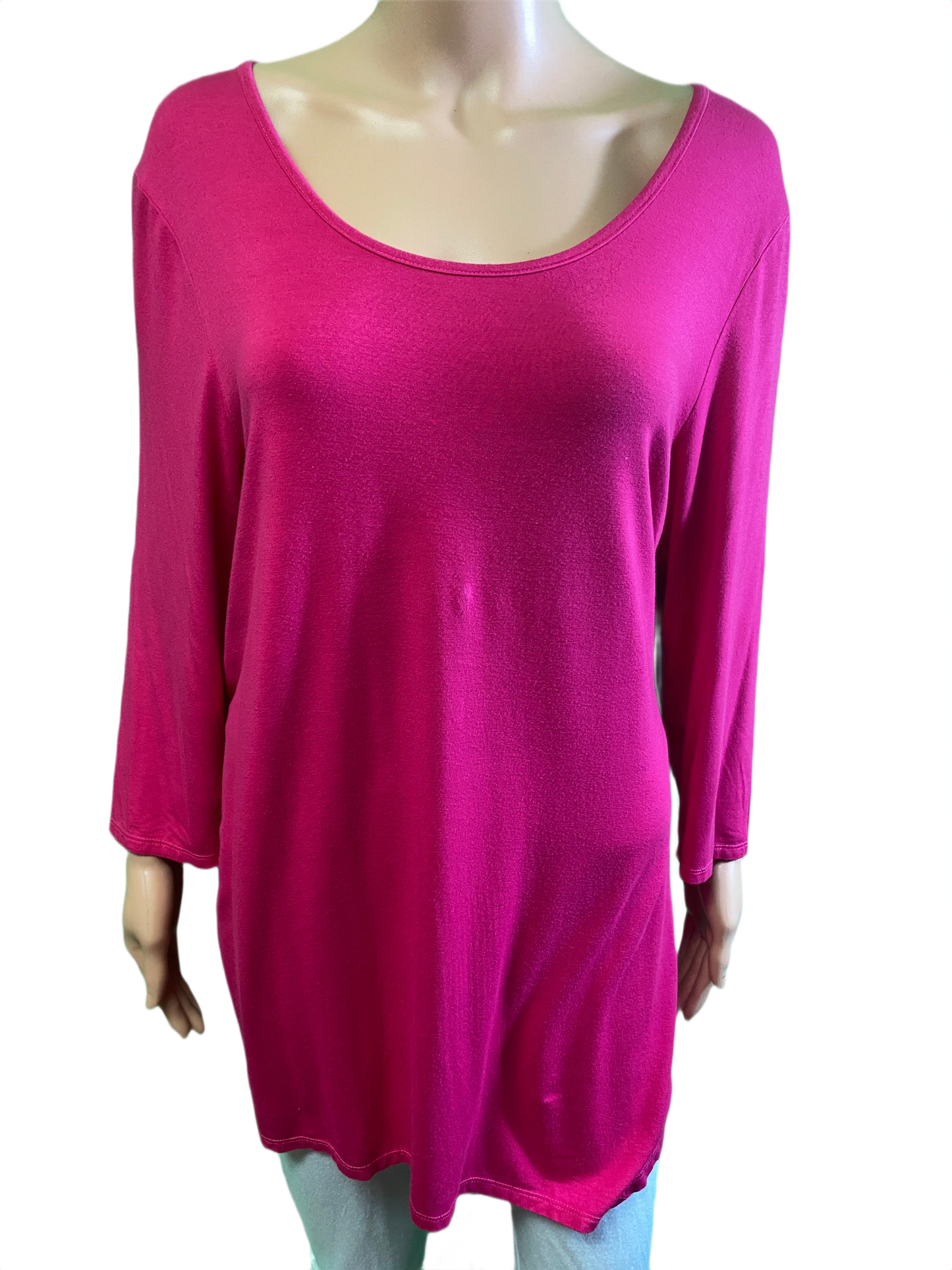 * Pink 1/4 Sleeve - Sea Breeze Top