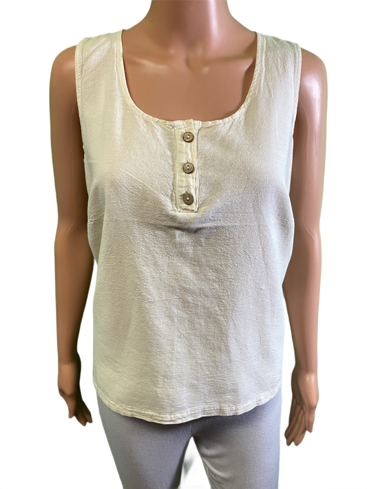 * Gauze Buttons - Sea Breeze Tank
