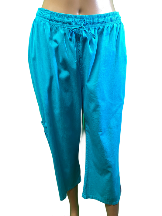 * Side Pocket - Sea Breeze Capri