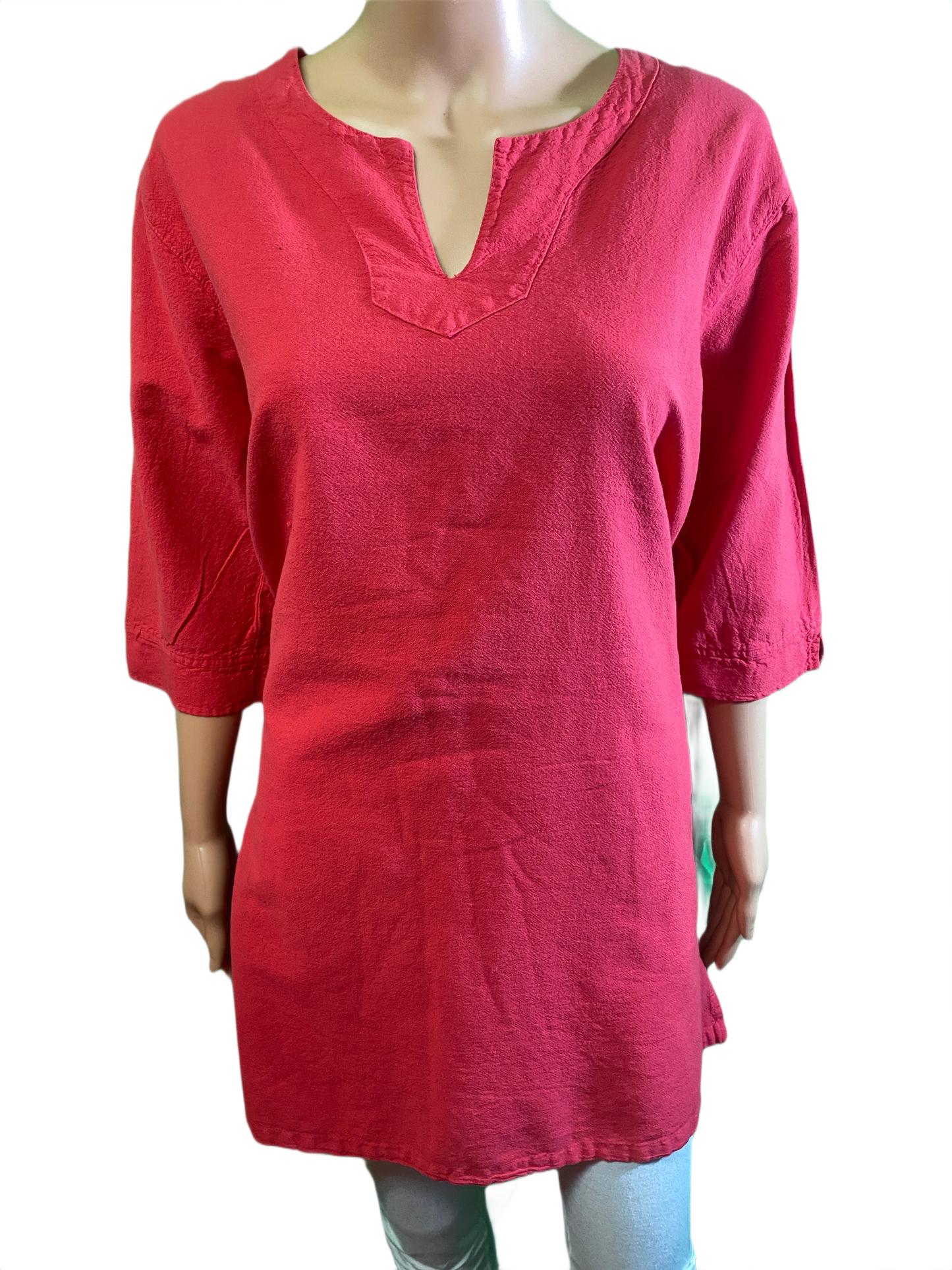 * Miami Gauze V-Knot - Sea Breeze Top
