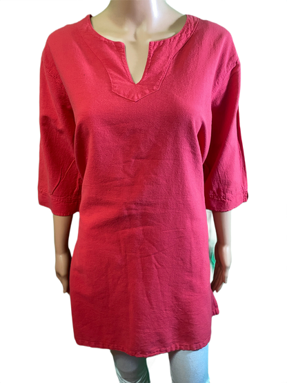 * Miami Gauze V-Knot - Sea Breeze Top