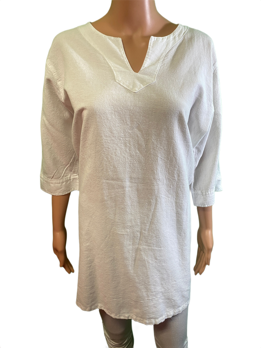 * Miami Gauze V-Knot - Sea Breeze Top