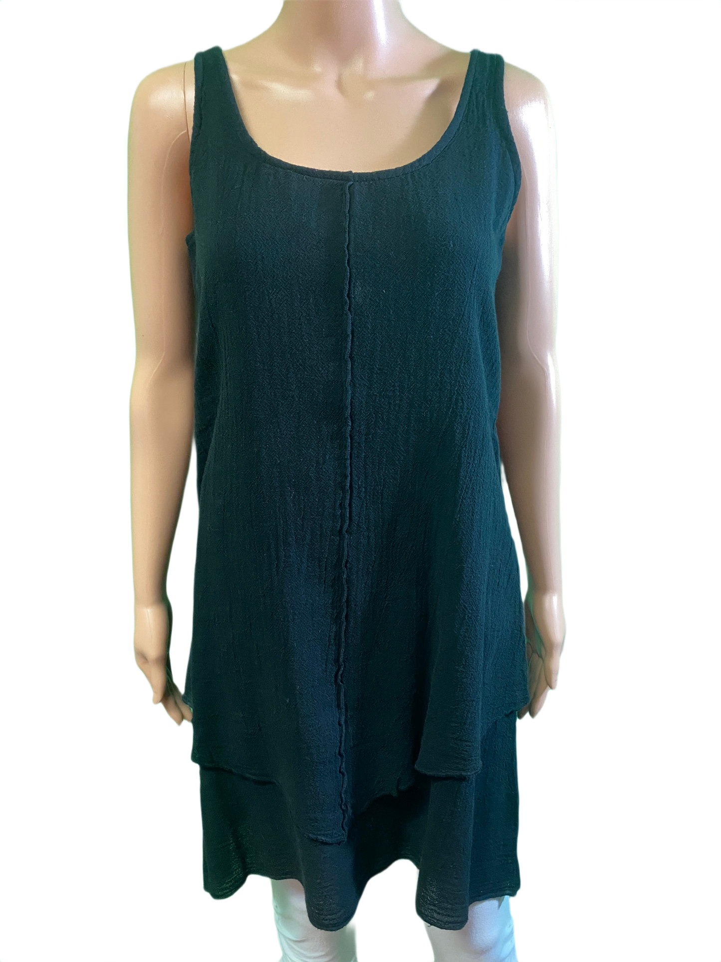 * French Gauze Double Layer Tank - Sea Breeze Dress