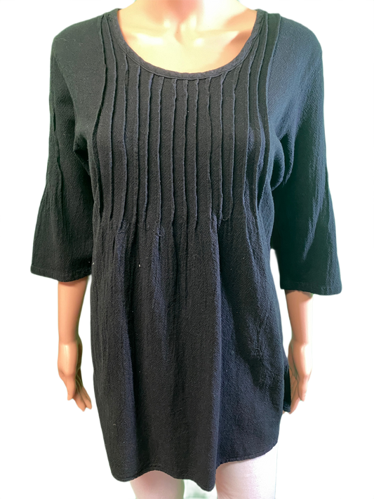 * American Gauze Pleat - Sea Breeze Top