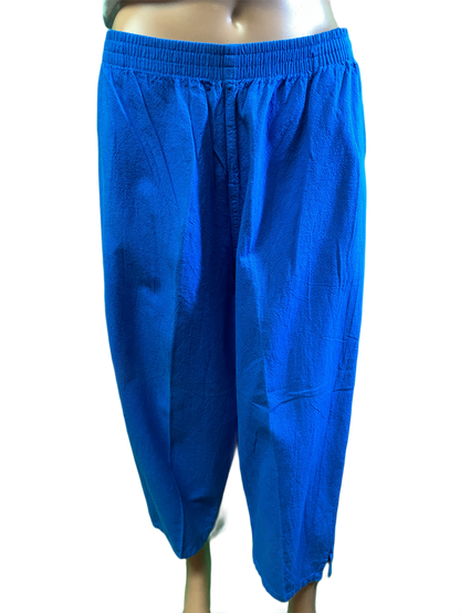 * American Slit Gauze - Sea Breeze Capri