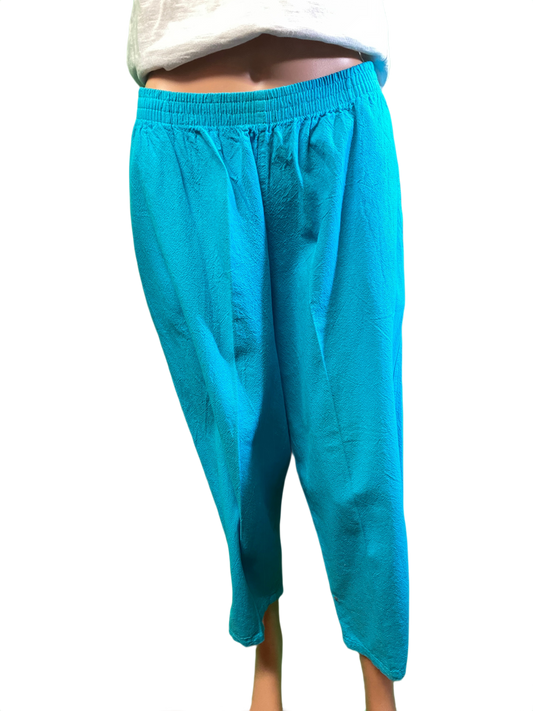 * American Slit Gauze - Sea Breeze Capri