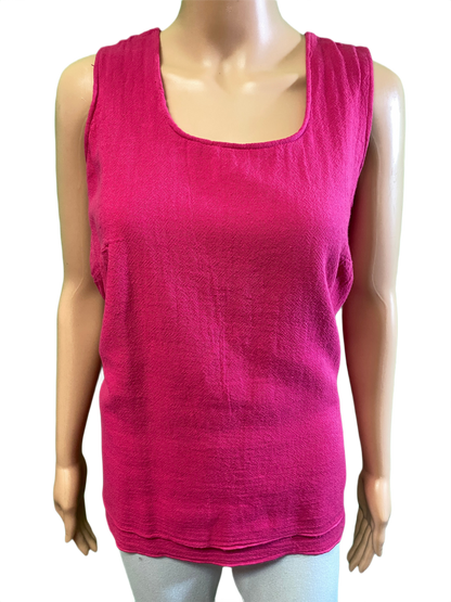 * Bubble Gauze Top - Sea Breeze Tank