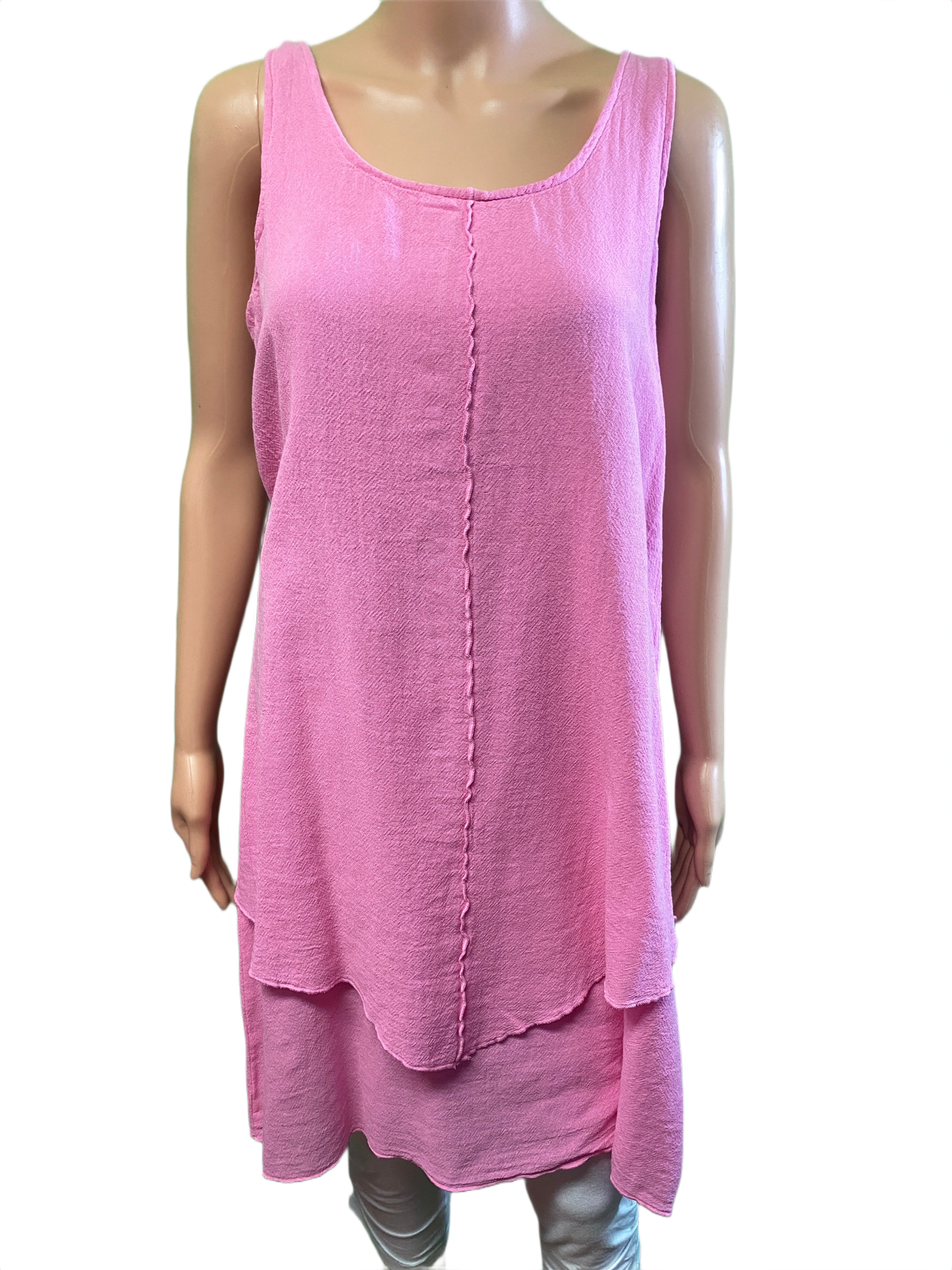 * French Gauze Double Layer - Sea Breeze Dress