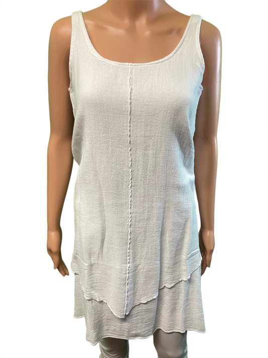 * French Gauze Double Layer - Sea Breeze Dress