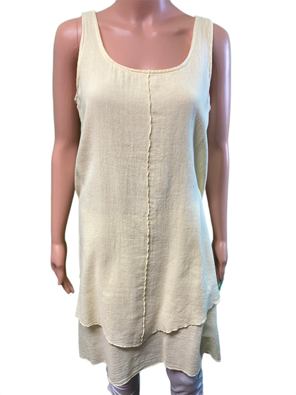 * French Gauze Double Layer - Sea Breeze Dress
