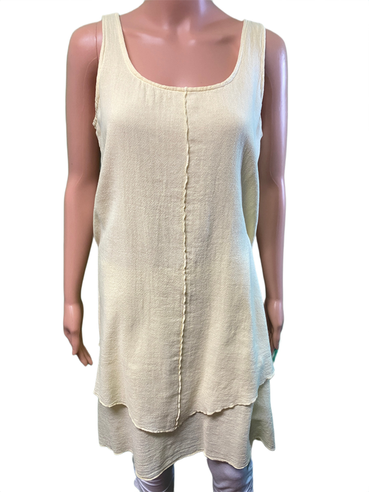 * French Gauze Double Layer - Sea Breeze Dress