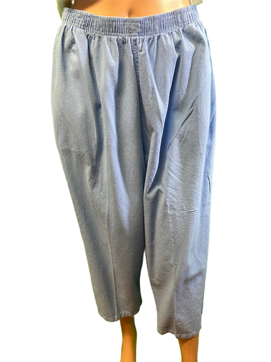 * American Slit Gauze - Sea Breeze Capri