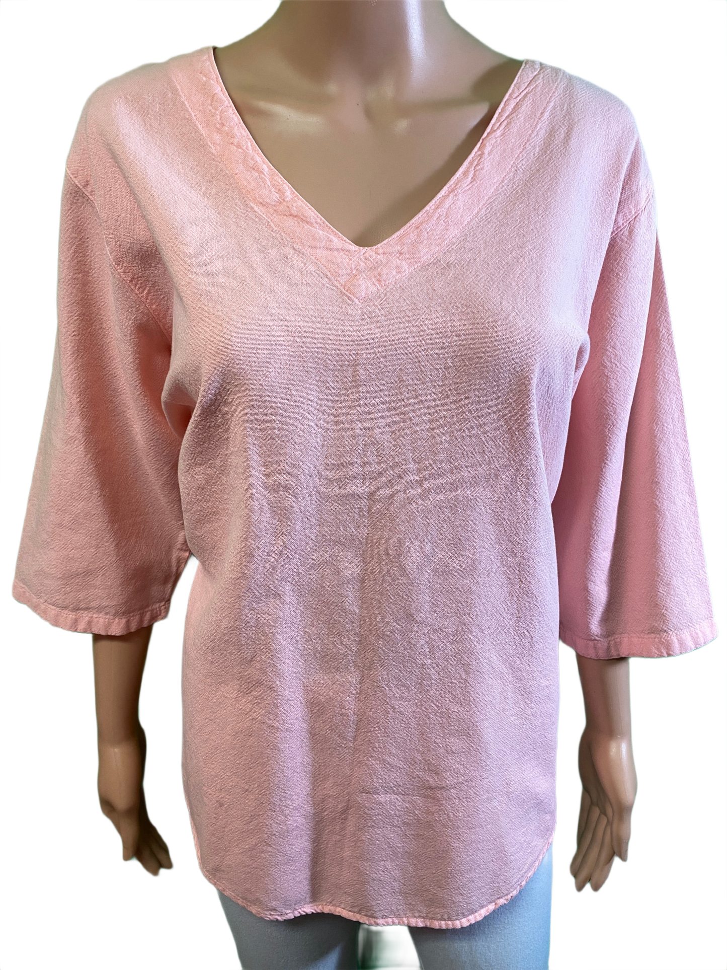 * Hawaiian Gauze V Neck - Sea Breeze Pullover