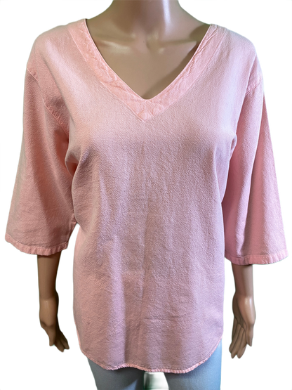 * Hawaiian Gauze V Neck - Sea Breeze Pullover