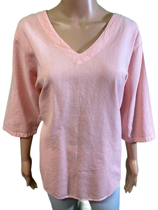 * Hawaiian Gauze V Neck - Sea Breeze Pullover