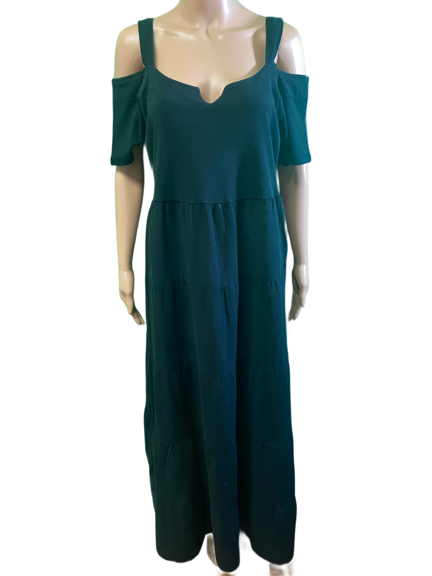 * Crinkle Gauze Offshoulder - Sea Breeze Dress