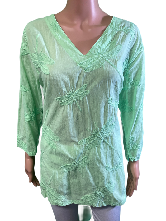 * Dragonfly Eyelash - Sea Breeze Top