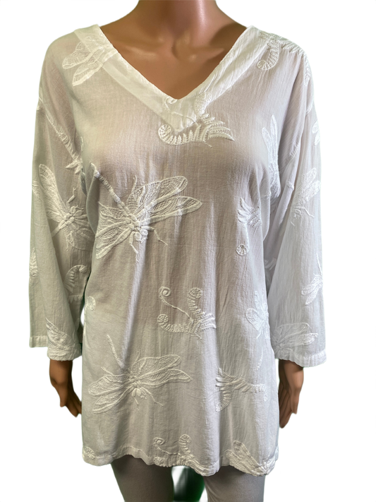 * Dragonfly Eyelash - Sea Breeze Top