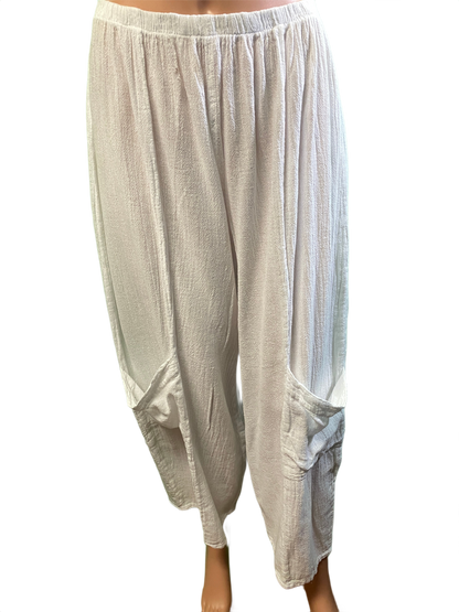 * French Gauze Gaucho - Sea Breeze Pant