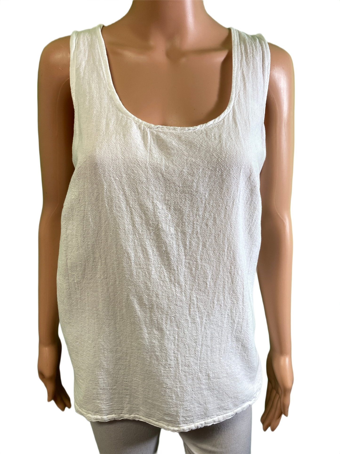 * Crinkle Gauze - Sea Breeze Tank