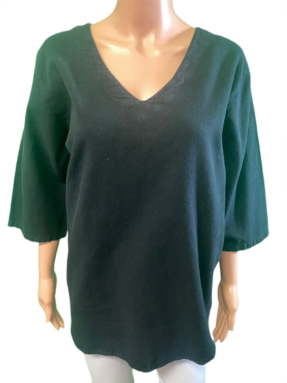 * Hawaiian Gauze V Neck - Sea Breeze Pullover
