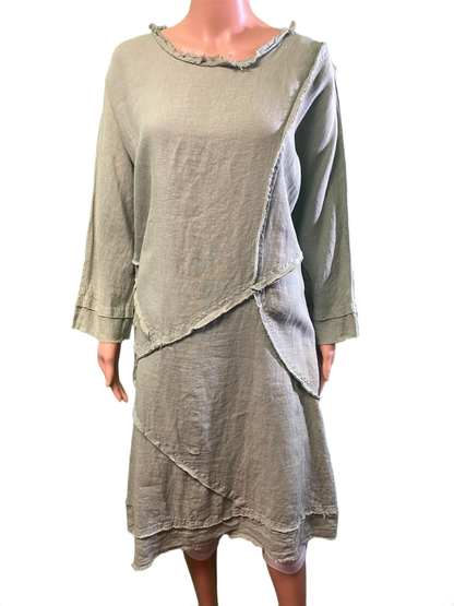 * Frayed Edge Detailed Tank - Match Point Dress