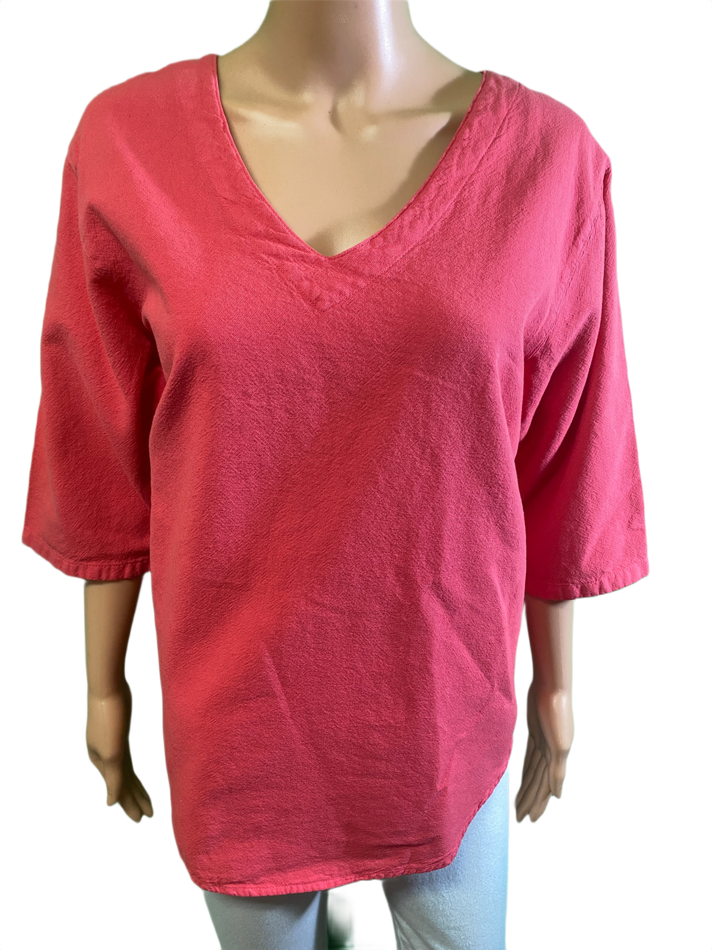* Hawaiian Gauze V Neck - Sea Breeze Pullover